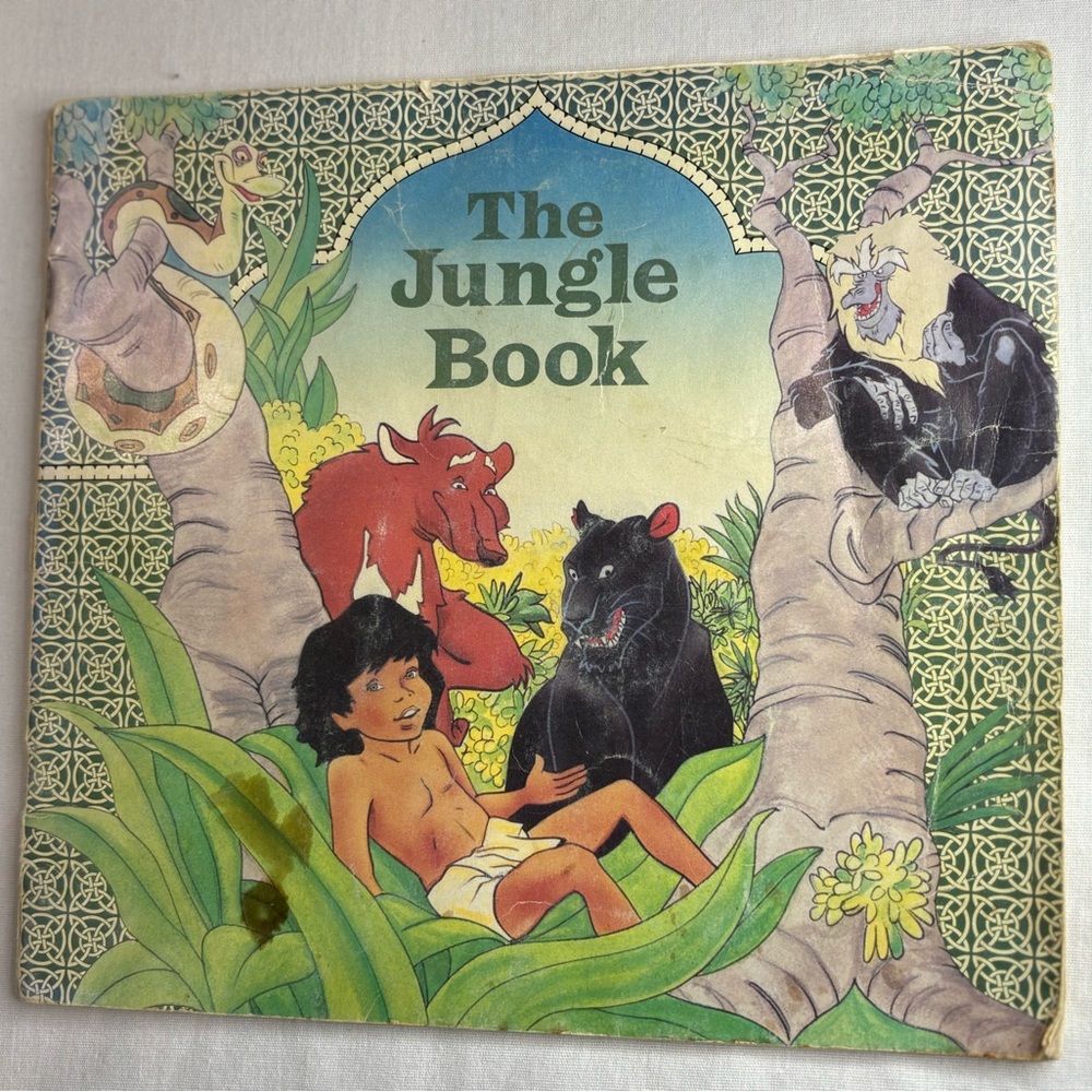 The Jungle Book 1991 paper cover